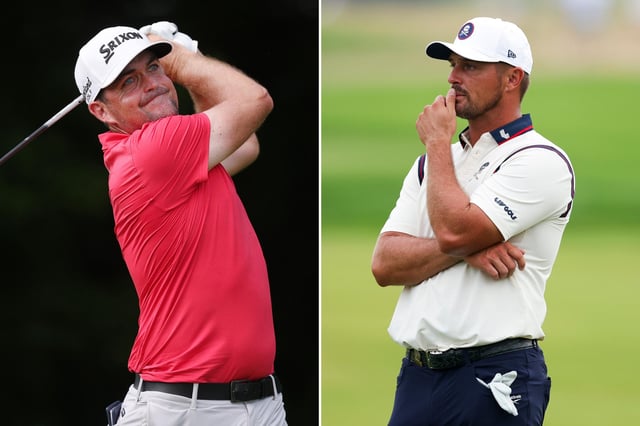 Bryson DeChambeau Gets Real on Keegan Bradley&#39;s Ryder Cup Spot. (Image Collage)