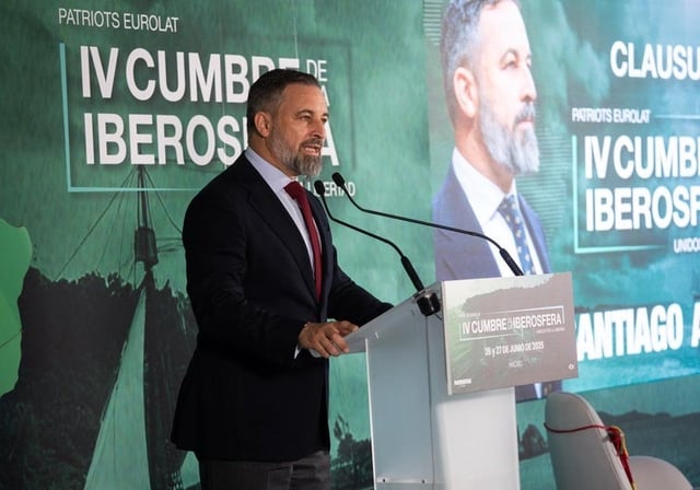 Abascal clausura la IV Cumbre de la Iberosfera &#39;Unidos por la libertad&#39;