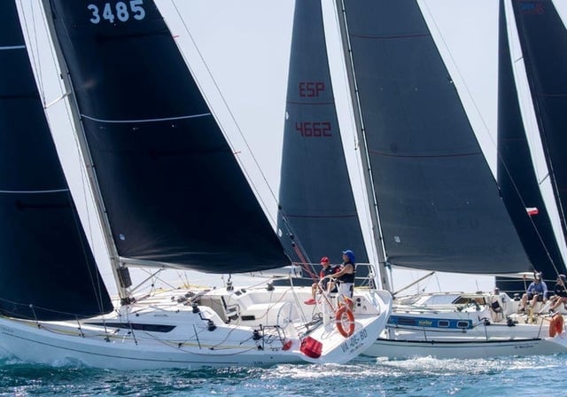 Salida de la Offshore ORC A2 perteneciente al XXVI Trofeo SM la Reina
