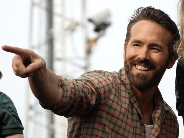 Vancouver-born Reynolds is known for playing the Marvel character Deadpool and for several business ventures, including co-ownership of the U.K.'s Wrexham Football Club.