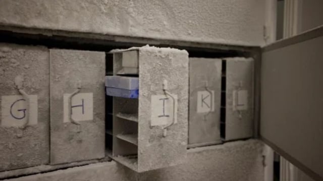 Microbial samples for the Microbiota Vault Initiative are stored temporarily in cryogenic conditions at the Institute of Medical Microbiology at the University of Zurich.