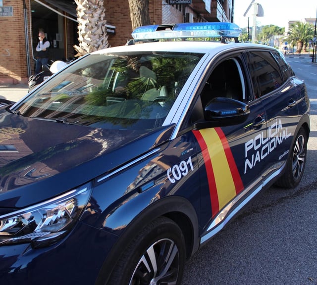 Un vehículo de la Policía Nacional.