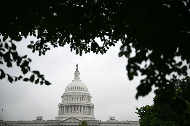 A view of the US Capitol building on June 27, in Washington, DC.