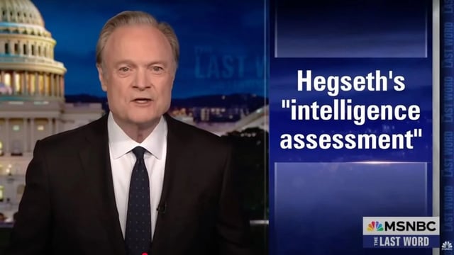 Lawrence O'Donnell on "The Last Word"(Credit: MSNBC)