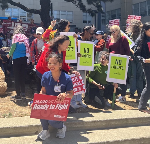 UCSF Workers Ready To Fight Layoffs
