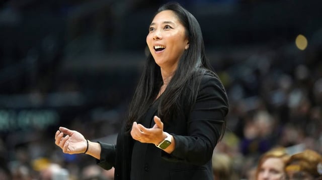 Former Las Vegas Aces assistant coach Natalie Nakase.