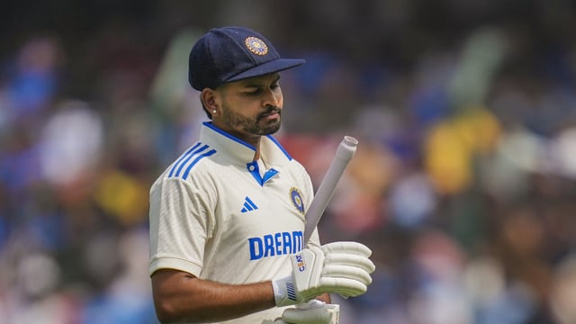 Former India opening batter Aakash Chopra reckons Shreyas Iyer needs to wait for his chance