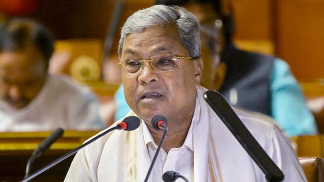 Karnataka chief minister Siddaramaiah in Bengaluru. (Representative image)