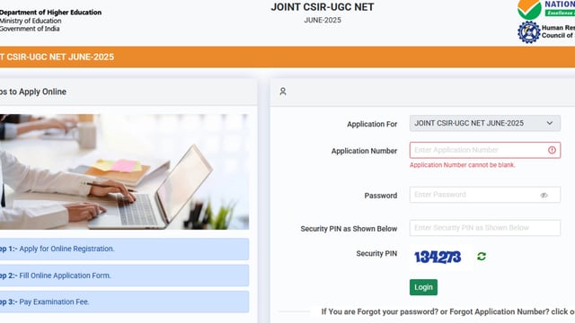 CSIR NET 2025 application correction window will open today at csirnet.nta.ac.in. Candidates can click on the direct link given below to make edits/modifications.
