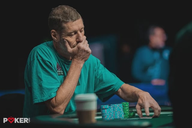 Blaz Zerjav denied Huck Seed (pictured) a fifth World Series of Poker bracelet.
