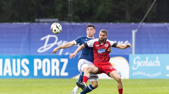Serhat-Semih Güler (rechtzs) erzielte für Viktoria Köln in der vergangenen Saison neun Tore als Joker.