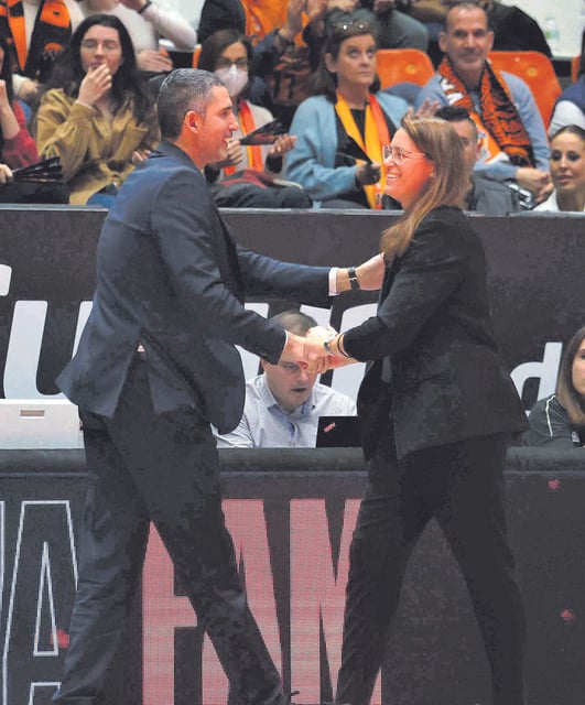 Rubén Burgos y Anna Montañana, en la etapa de la valenciana en el Lointek Gernika