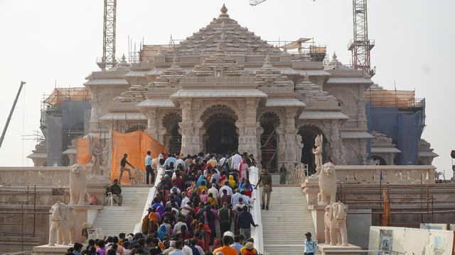 In addition to details on the titanium window grills, Mishra also shared updates on stone procurement for the temple. 