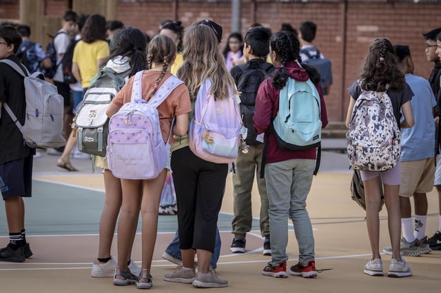 Alumnos del Instiut Escola de Les Arts.