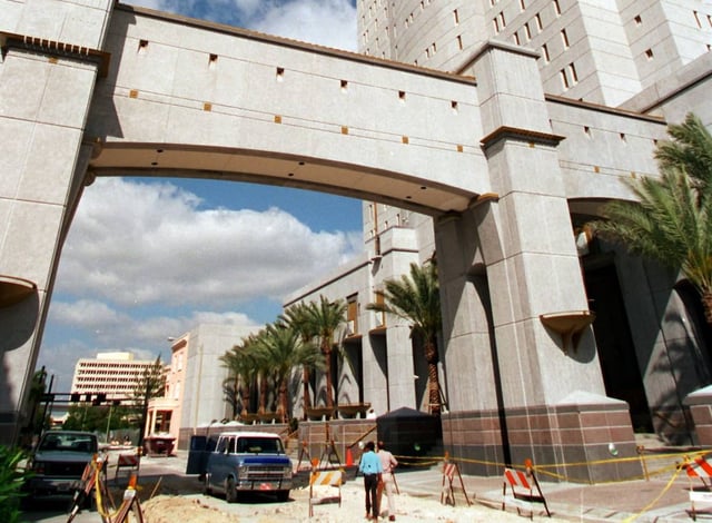 The Federal Detention Center in downtown Miami, located next to a courthouse and high-rise apartment buildings, holds about 400 immigrant detainees.