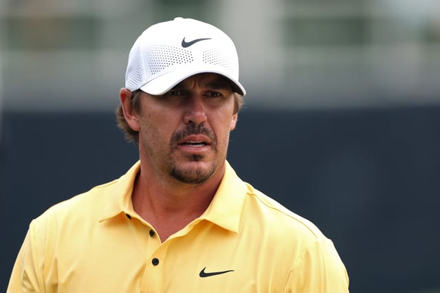 OAKMONT, PENNSYLVANIA - JUNE 13: Brooks Koepka of the United States looks on from the 16th green during the second round of the 125th U.S. OPEN at Oakmont Country Club on June 13, 2025 in Oakmont, Pennsylvania. (Photo by Patrick Smith/Getty Images)