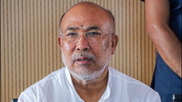 Former Manipur chief minister N. Biren Singh. (ANI)