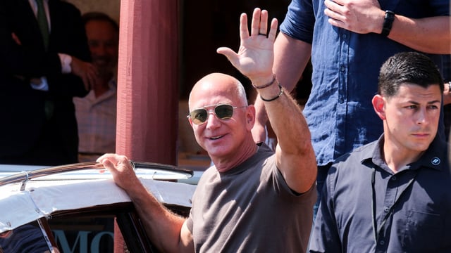 Amazon founder Jeff Bezos has four children with ex-wife MacKenzie Scott, whose details remain private. REUTERS/Manuel Silvestri