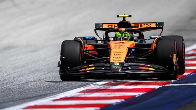McLarens Lando Norris in Aktion