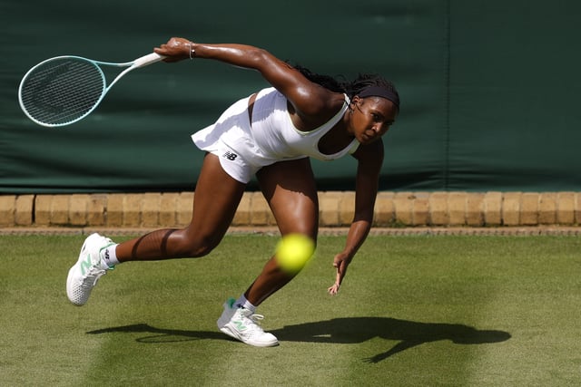 Tennis - Wimbledon - All England Lawn Tennis and Croquet Club, London, Britain - June 28, 2025 Coco Gauff of the U.S. during a practice session REUTERS/Andrew Couldridge