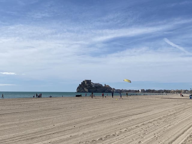 Imagen de la playa Norte, donde se halló el cadáver.
