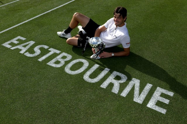 Taylor Fritz won his fourth Eastbourne Open on Saturday