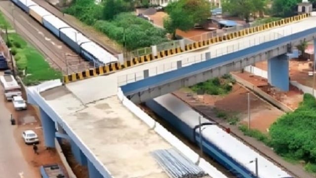 Officials associated with the construction had argued that they had no other option but to build the bridge this way given the paucity of land and presence of a metro rail station nearby.