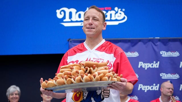 Joey Chestnut is returning to Nathan’s Hot Dog Eating Contest this year