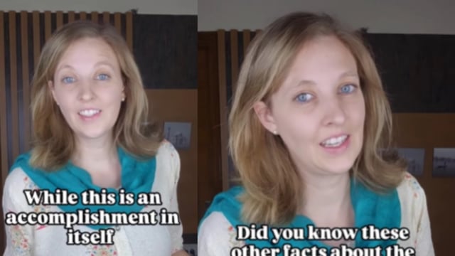 An American woman’s video praising India’s space feats went viral.