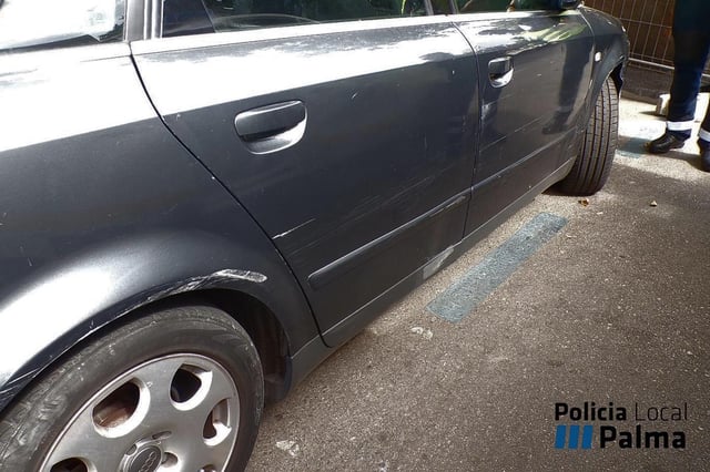 El conductor ebrio desplazó su coche hacia la izquierda y golpeó otro vehículo que circulaba correctamente