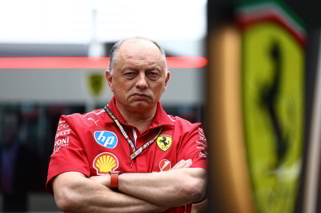 Formula One F1 - Australian Grand Prix - Albert Park Grand Prix Circuit, Melbourne, Australia - March 13, 2025 Ferrari team principal Fred Vasseur at the Albert Park Grand Prix Circuit ahead of the Australian Grand Prix REUTERS/Edgar Su/File Photo