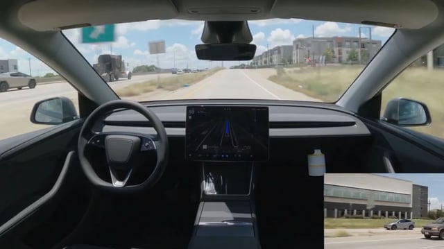 Tesla self delivery.
