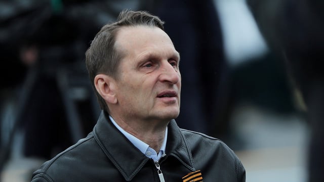 Sergei Naryshkin, head of Russia’s foreign intelligence agency, held a phone call with CIA director on Sunday.
