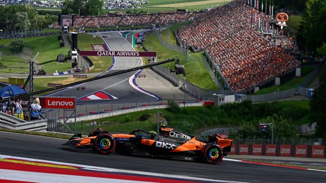 McLaren driver Lando Norris of Britain in action during the qualifying at the Red Bull Ring racetrack | Image: AP