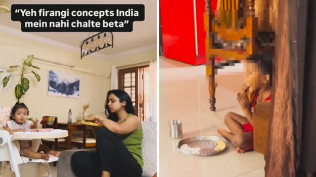 In the video, Sonakshi Sharma explains how baby-led weaning has been used by Indian mothers for generations.