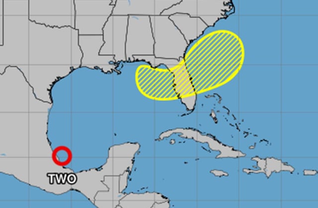 The tropical outlook as of 8 a.m. Sunday, June 29, 2025. (NHC)