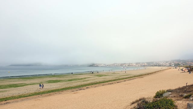 Vista de Praia América (imagen de archivo)