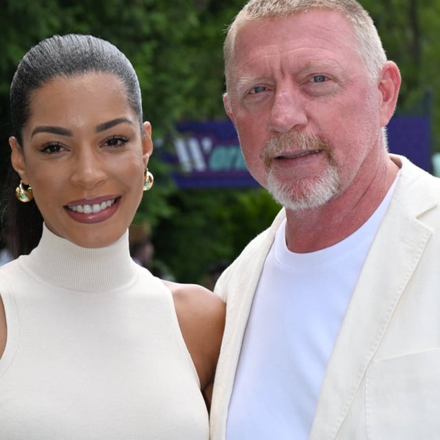 Lilian de Carvalho Monteiro und Boris Becker