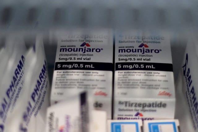 Vials of Eli Lilly&#39;s Mounjaro, a tirzepatide injection drug used for treating type 2 diabetes and weight loss (Photo: REUTERS/Almaas Masood/File Photo)