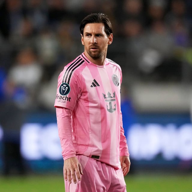 Lionel Messi trägt derzeit das Trikot von Inter Miami.