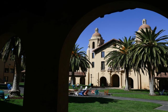 The Stanford University campus in September.