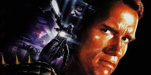 The poster for 'The Running Man'