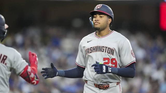 Washington Nationals outfielder James Wood