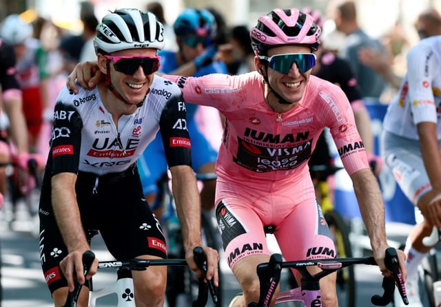 Adam and Simon Yates at the Giro in May
