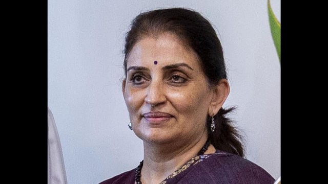 Sujata Saunik, the state’s first woman chief secretary, is retiring today (June 30) after handling the administration with ease while tackling some tricky issues in the government. (Anshuman Poyrekar/HT PHOTO)