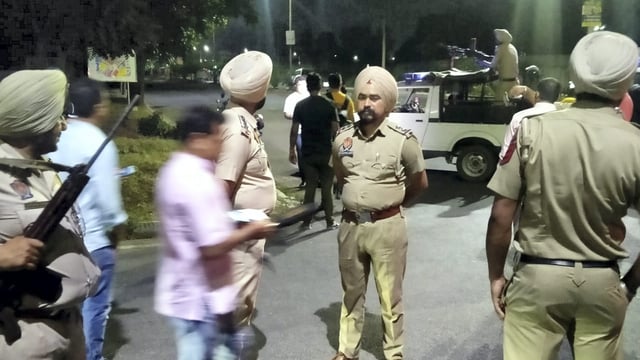 Over 180 police teams raided 367 locations, registered 77 first information reports (FIRs) and checked 399 suspicious persons. 