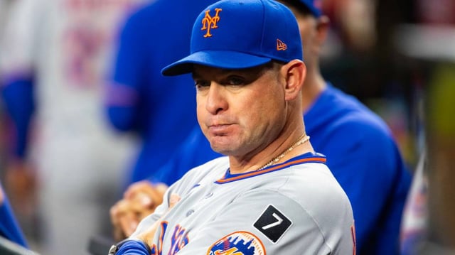 Mets manager Carlos Mendoza.