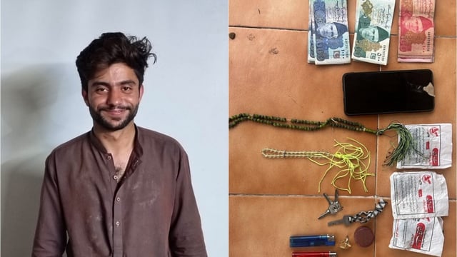 The Pakistani national, identified as 22-year-old Mohammad Arib Ahmed, was caught in a forward area in the Bhimber Gali sector.