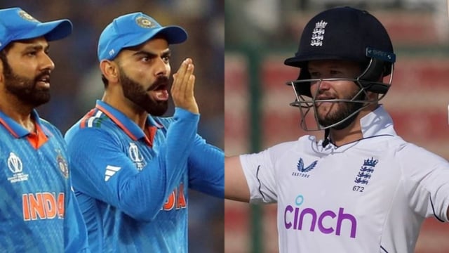 Rohit and Kohli (L), Ben Duckett (R) | Image: ANI/AP