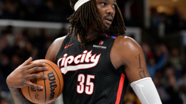 Robert Williams of the Portland Trail Blazers in a file photo.